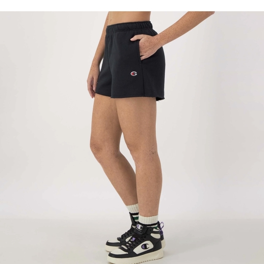 Champion's Reverse Weave shorts Black Women's Size L NWOT